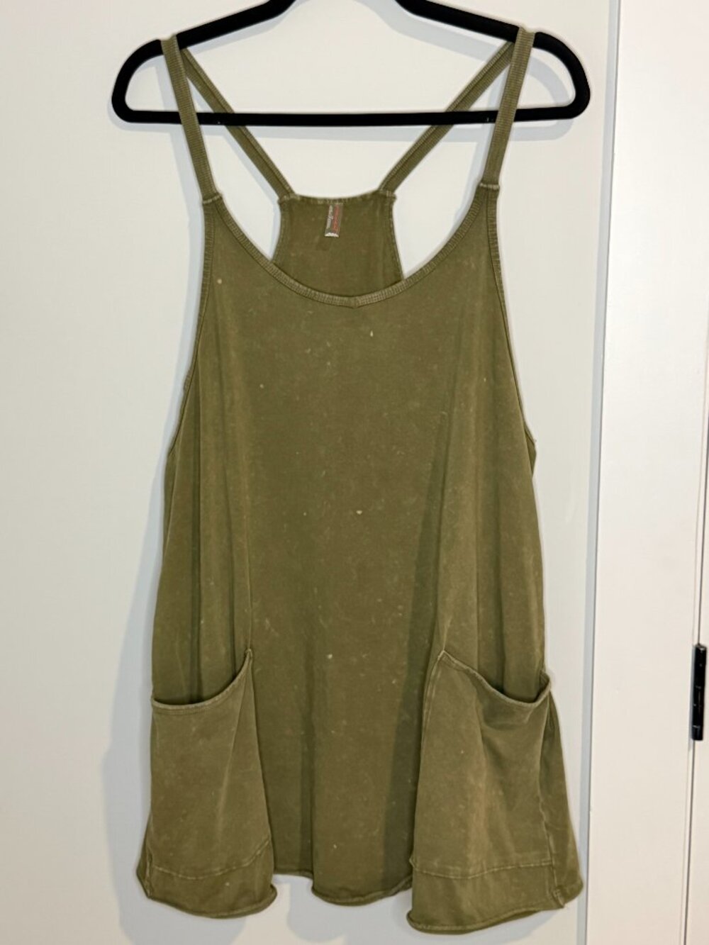 FREE PEOPLE (L) Green romper